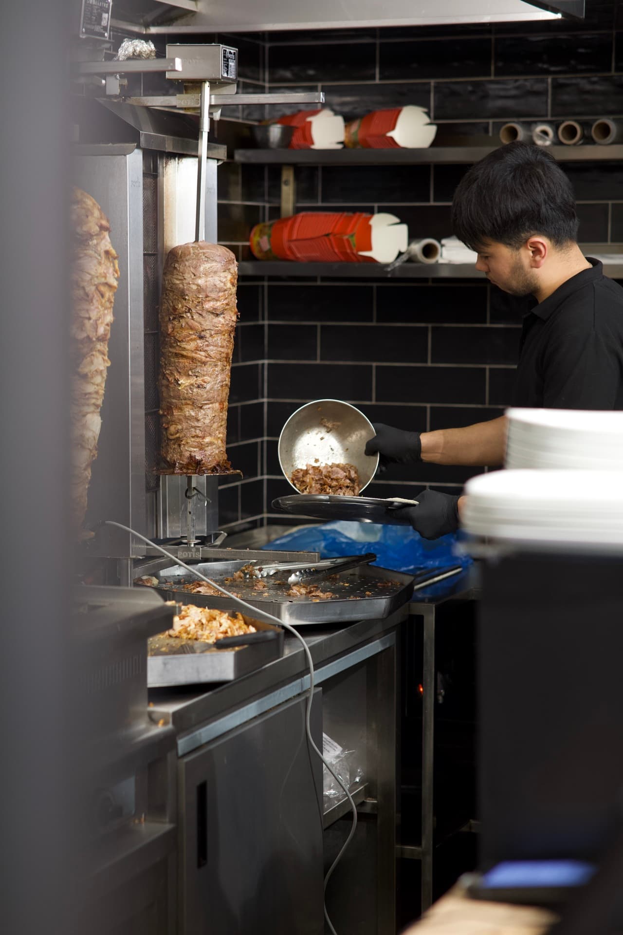 Queen's Kebab – interiér restaurace