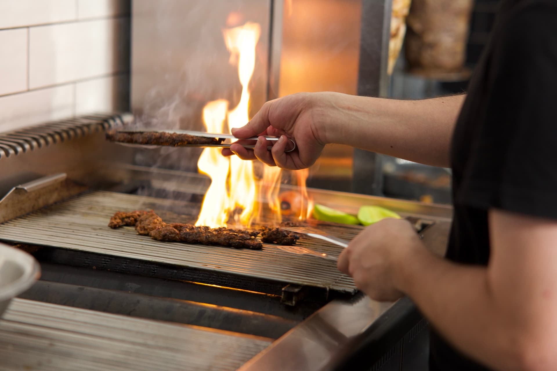 Queen's Kebab – interiér restaurace