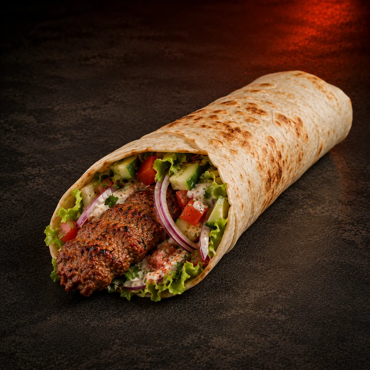 Adana kebab dürüm
