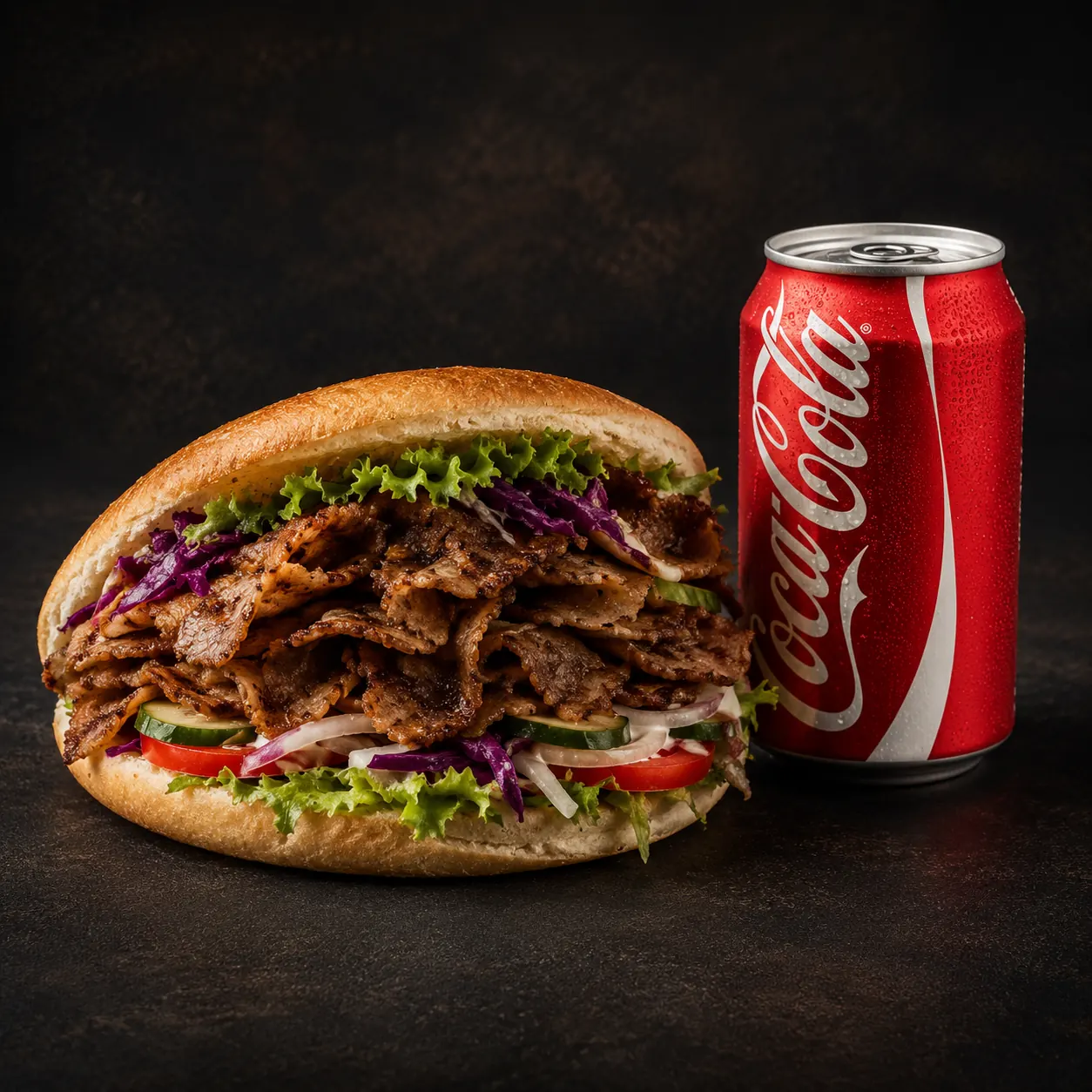 Döner kebab + Cola 330 ml