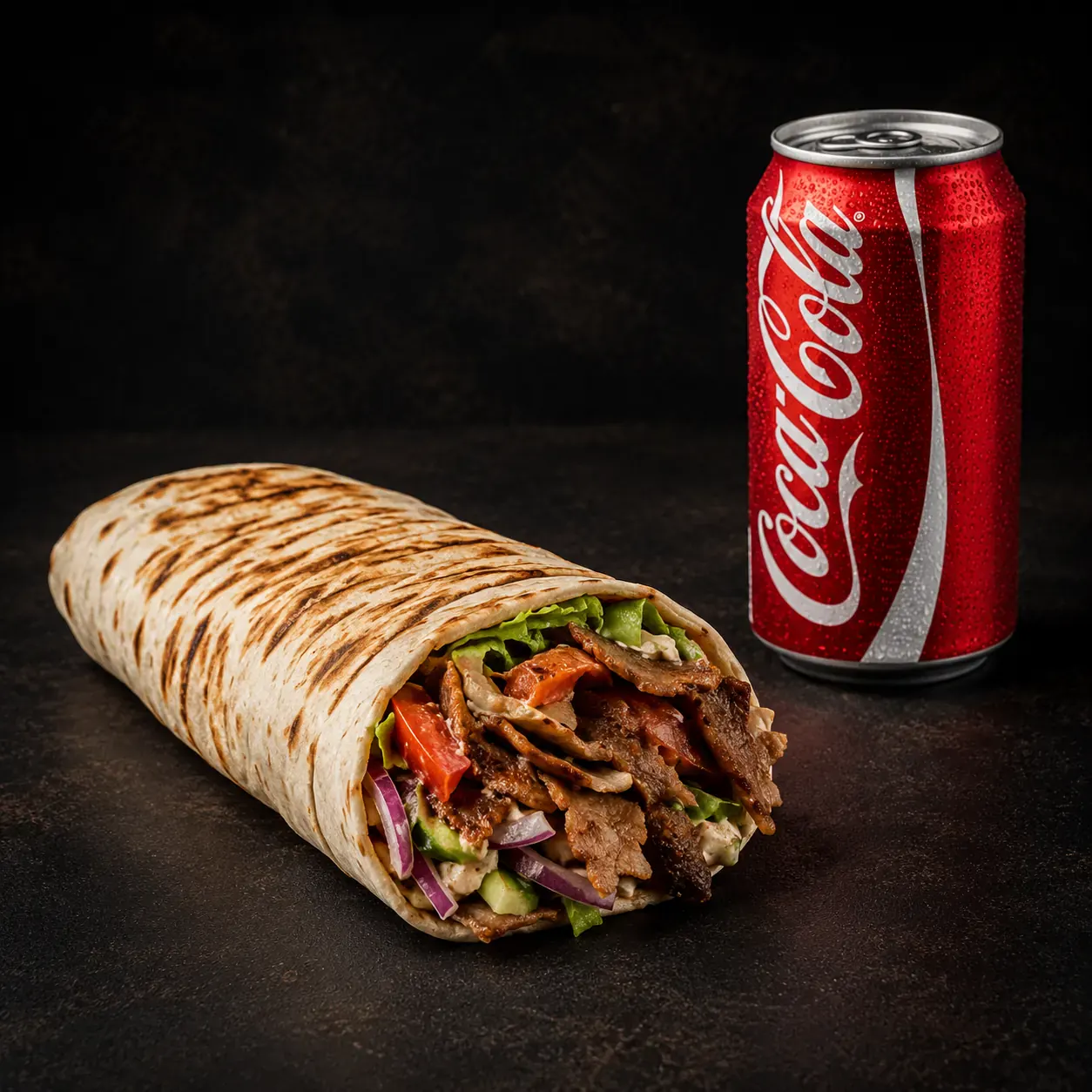 Dürüm kebab + Cola 330 ml