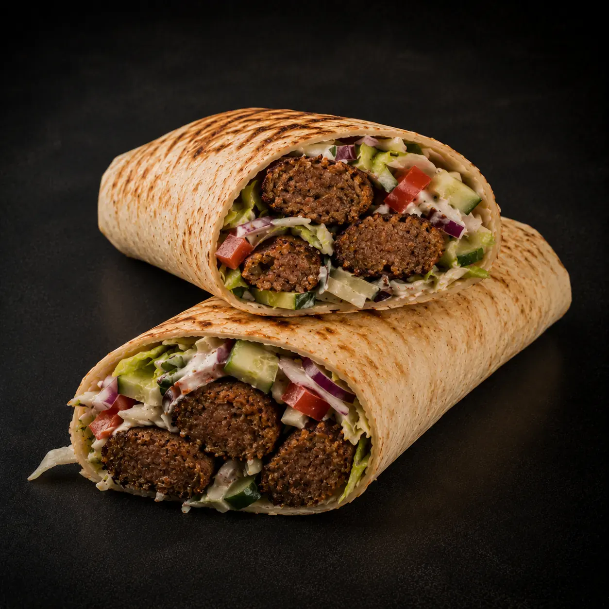 Vegan köfte dürüm