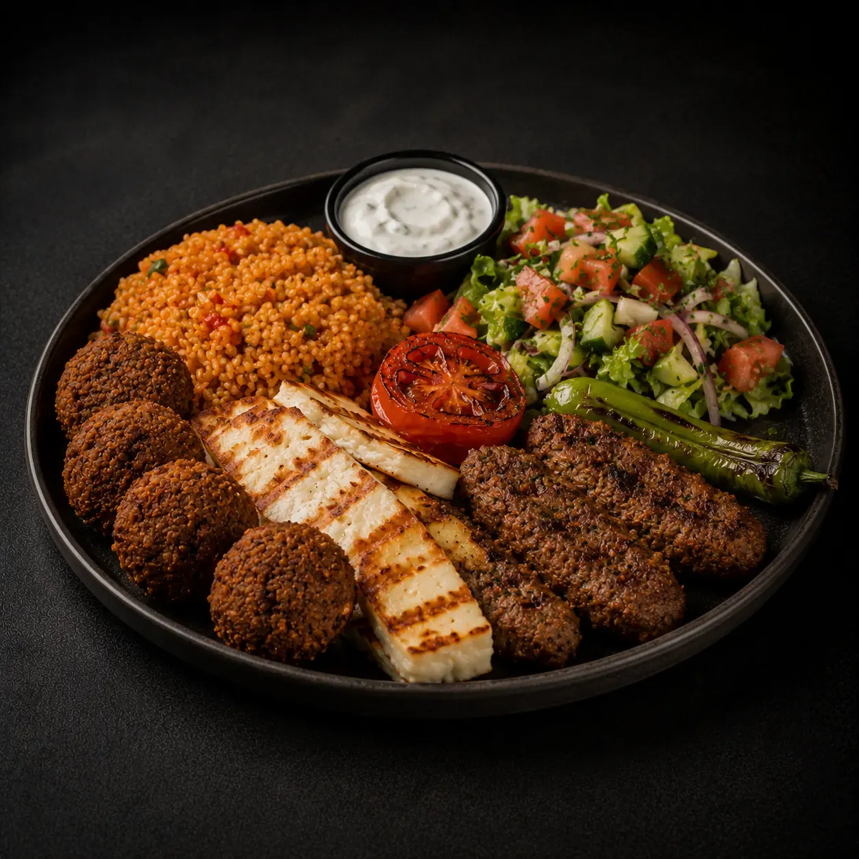 Vegetarian talíř